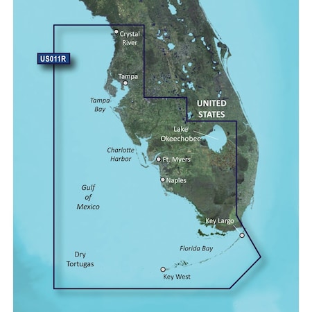 Garmin BlueChart g3 Vision HD, VUS011R, Southwest Florida, microSD /SD 010-C0712-00